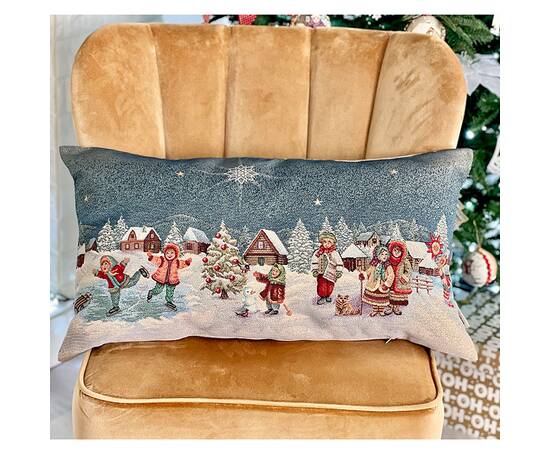 Подушка гобеленовая 40x70 LiMaSo (KISS 1160B), изображение 2