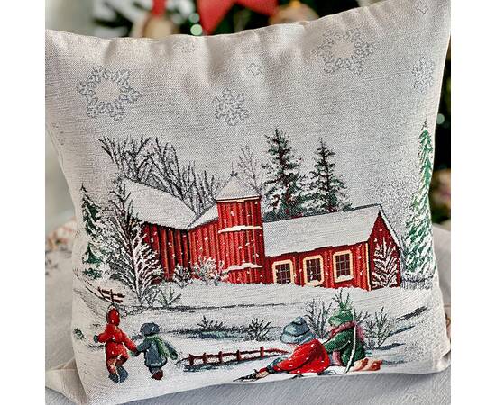 Подушка гобеленова 45x45 LiMaSo (SLED CO3-NV), зображення 3