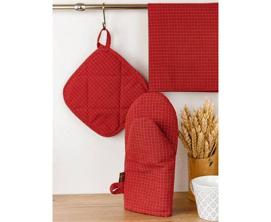 Прихватка 20х20 Merry Merry Christmas червона Прованс (031454), изображение 3