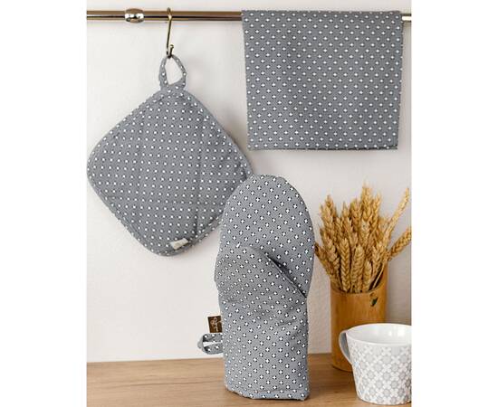 Прихватка 20х20 Merry Christmas сіра Прованс (031456), изображение 3