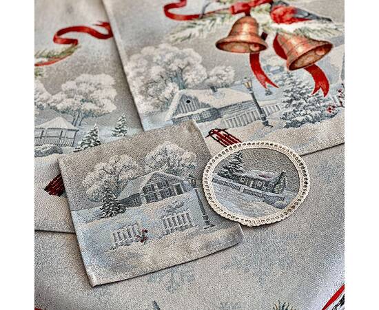 Серветка 17x18 LiMaSo (RUNNER1254-17), Тип: серветки, Основний колір: блакитний, Форма скатертини: прямокутна, Розмір: 17x18, зображення 4