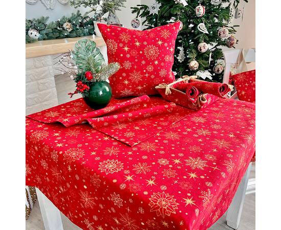 Серветка-підкладка 34х44 LiMaSo (ADHARA-34), Тип: сети та підтарільники, Основний колір: червоний, Форма скатертини: прямокутна, Розмір: 34x44, зображення 3