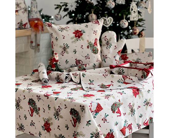 Салфетка-подкладка 34х44 LiMaSo (EDEN1268B-34), Тип: сеты и подтарельники, Цвет: красный, Форма скатерти: прямоугольная, Размер: 34x44, изображение 3