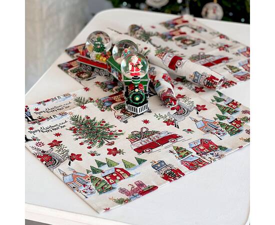 Салфетка-подкладка 34х44 LiMaSo (MELVILLE-34), Тип: сеты и подтарельники, Цвет: красный, Форма скатерти: прямоугольная, Размер: 34x44, изображение 2