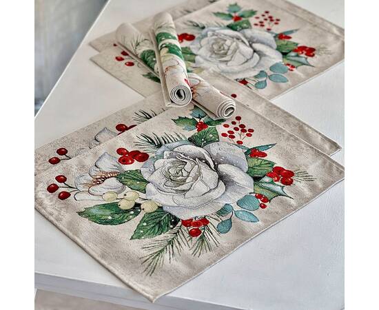 Серветка 33x45 LiMaSo (OTILIA-33), Тип: серветки, Основний колір: зелений, Форма скатертини: прямокутна, Розмір: 33x45, зображення 2