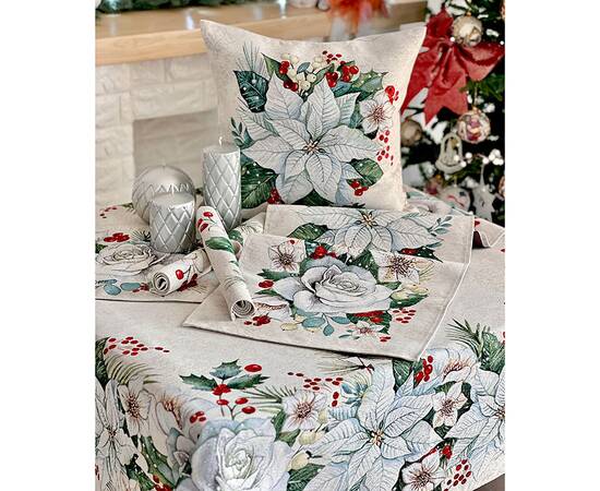 Серветка 33x45 LiMaSo (OTILIA-33), Тип: серветки, Основний колір: зелений, Форма скатертини: прямокутна, Розмір: 33x45, зображення 4