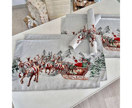 Салфетка 33x53 LiMaSo (SLED-33), Тип: салфетки, Цвет: красный, Форма скатерти: прямоугольная, Размер: 33x53, изображение 2