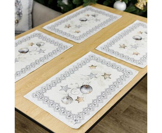 Салфетка гобеленовая SILVER STAR 30х50 Прованс (031331), Тип: салфетки, Цвет: серый, Форма скатерти: прямоугольная, Размер: 30x50, изображение 2