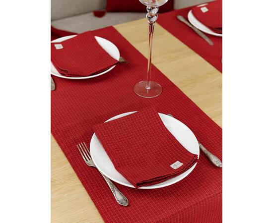 Салфетка 35x45 Merry Christmas красная Прованс (031379), Тип: салфетки, Цвет: красный, Форма скатерти: прямоугольная, Размер: 35x45, изображение 3