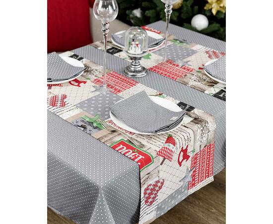 Салфетка 35x45 Merry Christmas серая Прованс (031381), Тип: салфетки, Цвет: серый, Форма скатерти: прямоугольная, Размер: 35x45, изображение 2