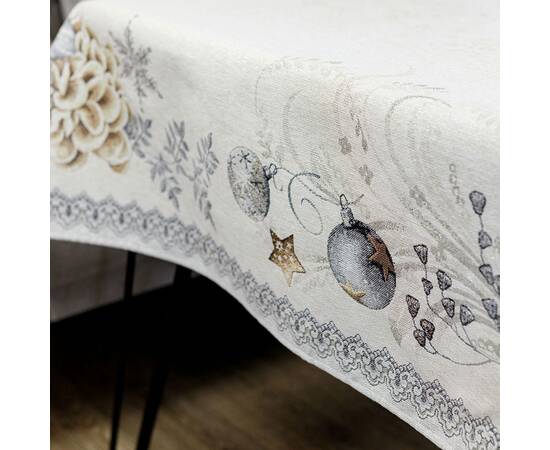 Скатерть 135х350 гобеленовая SILVER STAR Прованс (031277), Тип: скатерти, Цвет: серый, Форма скатерти: прямоугольная, Размер: 135x350, изображение 3