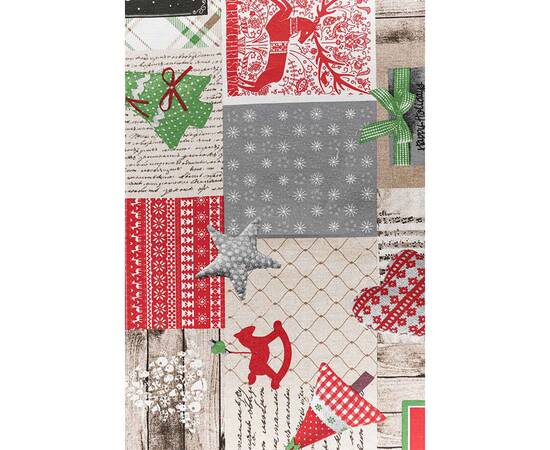 Скатертина 180x132 Merry Christmas Прованс (031463), Тип: скатертини, Основний колір: червоний, Форма скатертини: прямокутна, Розмір: 132x180, зображення 5