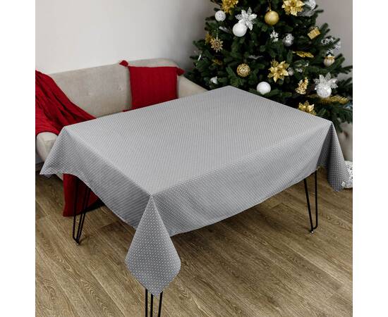 Скатерть 220x132 Merry Christmas серая Прованс (031474), Тип: скатерти, Цвет: серый, Форма скатерти: прямоугольная, Размер: 132x220, изображение 2
