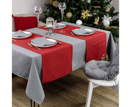 Скатерть 120x132 Merry Christmas серая Прованс (031426), Тип: скатерти, Цвет: серый, Форма скатерти: прямоугольная, Размер: 120x132, изображение 4