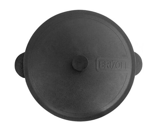 Сковорода чавунна із чавунною кришкою 280х60 мм Monolith Brizoll (M2860U-1), Колір: чорний, Тип: сковорода, Форма: кругла, Діаметр (см): 28, зображення 2