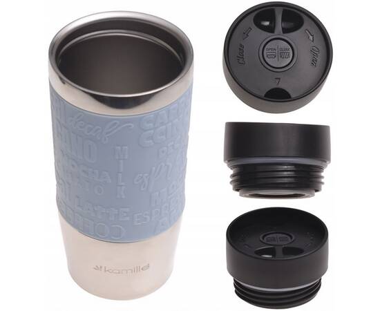 Термокухоль 280 мл з TPR-вставкою Kamille (2152), зображення 5