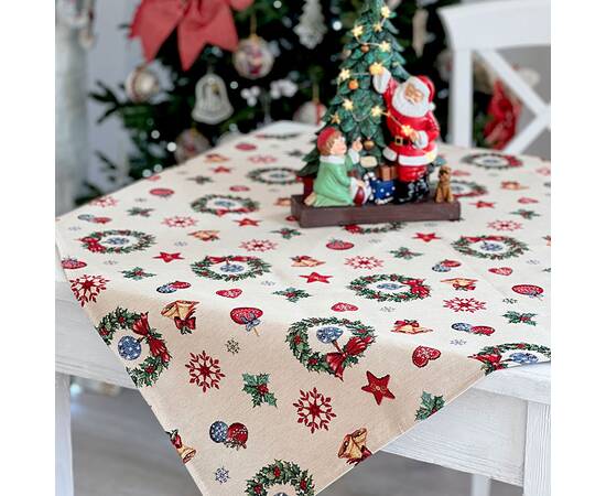 Скатерть 97х100 LiMaSo (MERRY-100), Тип: скатерти, Цвет: красный, Форма скатерти: квадратная, Размер: 97x100, изображение 2