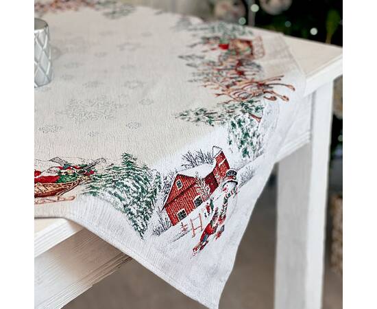 Скатерть 97х100 LiMaSo (SLED-100), Тип: скатерти, Цвет: красный, Форма скатерти: квадратная, Размер: 97x100, изображение 2