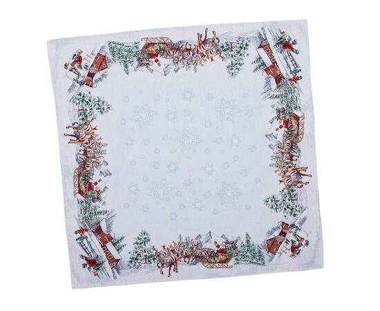 Скатерть 97х100 LiMaSo (SLED-100), Тип: скатерти, Цвет: красный, Форма скатерти: квадратная, Размер: 97x100, изображение 3