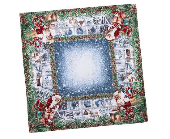 Скатерть 97х100 LiMaSo (WINDOW-100), Тип: скатерти, Цвет: синий, Форма скатерти: квадратная, Размер: 97x100, изображение 3