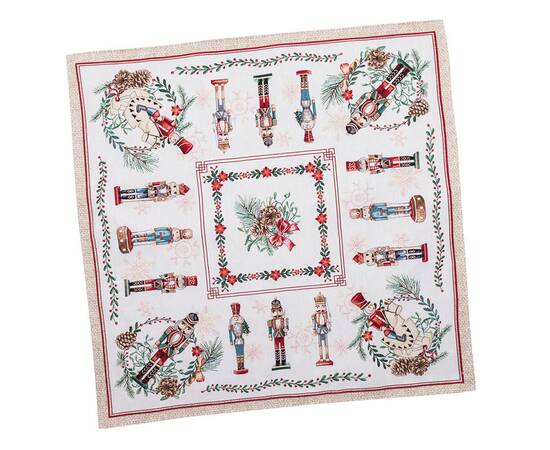 Скатерть 97х100 LiMaSo (CASCANUECES-100), Тип: скатерти, Цвет: красный, Форма скатерти: квадратная, Размер: 97x100, изображение 2