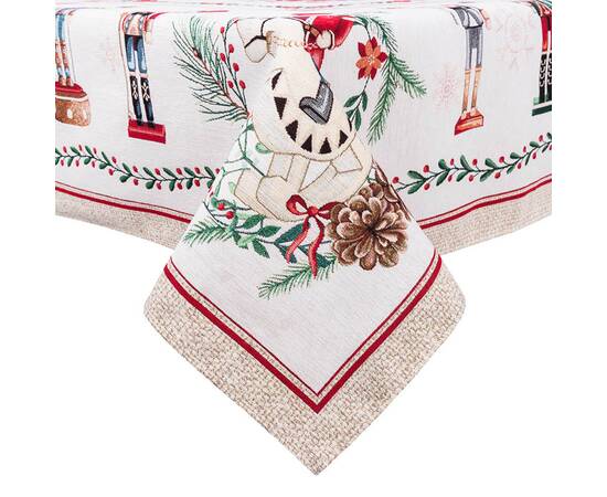 Скатерть 137х180 LiMaSo (CASCANUECES-180), Тип: скатерти, Цвет: красный, Форма скатерти: прямоугольная, Размер: 137x180, изображение 2