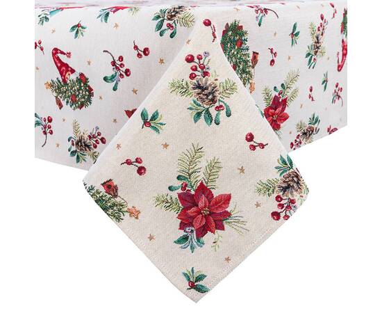 Скатертина 137x220 LiMaSo (EDEN1268B-220), Тип: скатертини, Основний колір: червоний, Форма скатертини: прямокутна, Розмір: 137x220, зображення 2