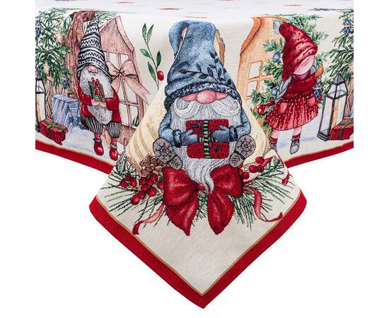 Скатерть 137х260 LiMaSo (FEDERICA -260), Тип: скатерти, Цвет: красный, Форма скатерти: прямоугольная, Размер: 137x260, изображение 2