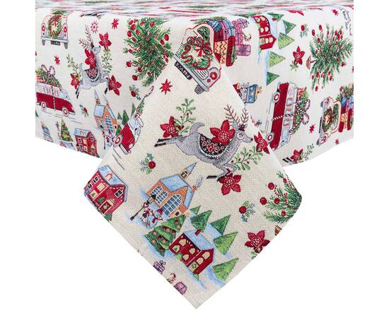 Скатерть 137х137 LiMaSo (MELVILLE-137), Тип: скатерти, Цвет: красный, Форма скатерти: квадратная, Размер: 137x137, изображение 2