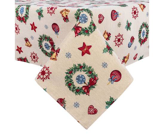 Скатерть 137х180 LiMaSo (MERRY-180), Тип: скатерти, Цвет: красный, Форма скатерти: прямоугольная, Размер: 137x180, изображение 2