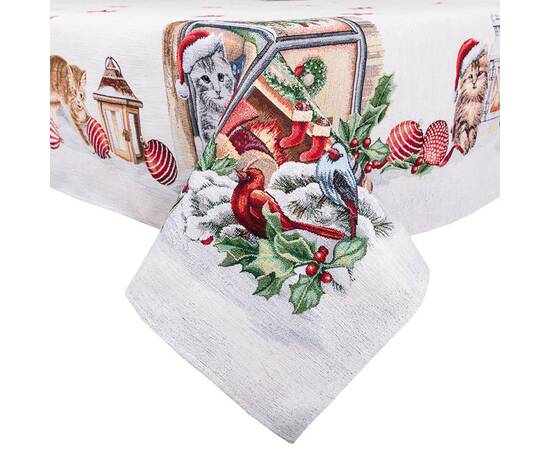 Скатерть 137х350 LiMaSo (SURI-350), Тип: скатерти, Цвет: красный, Форма скатерти: прямоугольная, Размер: 137x350, изображение 2