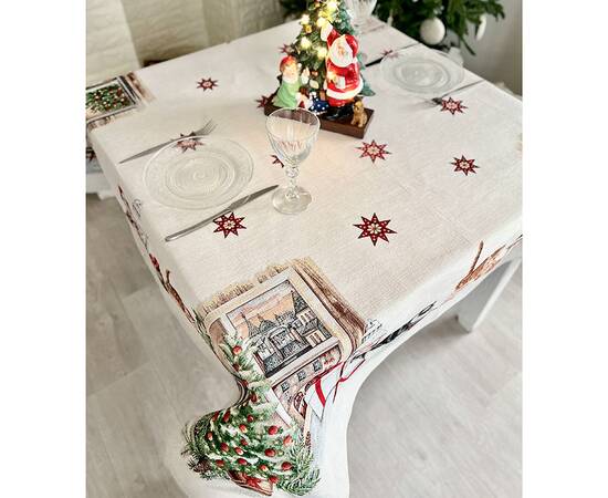 Скатерть 137х350 LiMaSo (SURI-350), Тип: скатерти, Цвет: красный, Форма скатерти: прямоугольная, Размер: 137x350, изображение 5