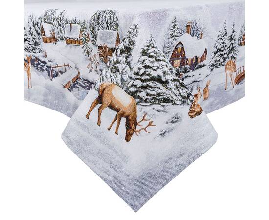 Скатерть 137х280 LiMaSo (WINTER -280), Тип: скатерти, Цвет: коричневый, Форма скатерти: прямоугольная, Размер: 137x280, изображение 2