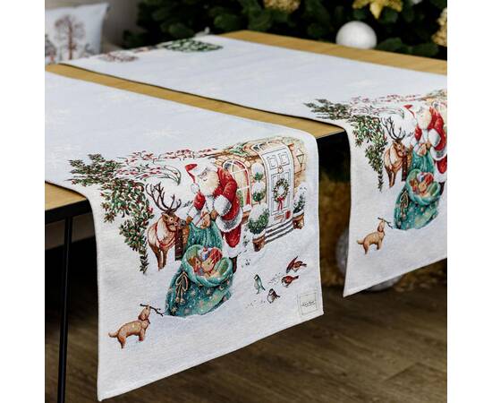 Дорожка 35х100 гобеленовая VILLAGE Прованс (031762), Тип: дорожки (раннеры), Цвет: зеленый, Форма скатерти: прямоугольная, Размер: 35x100, изображение 2