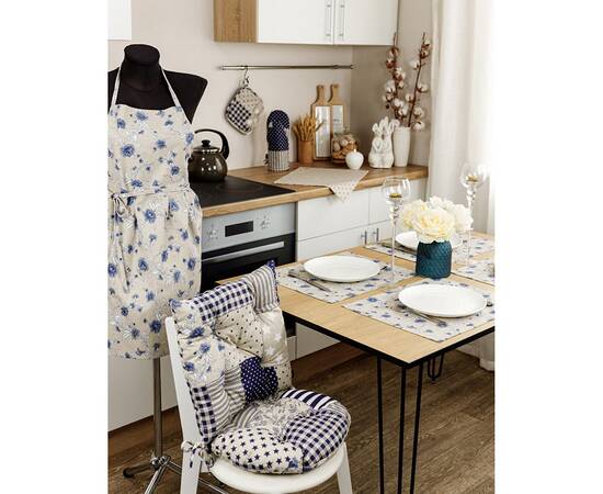 Фартух Квіти сині Господиня Прованс (031644), зображення 3