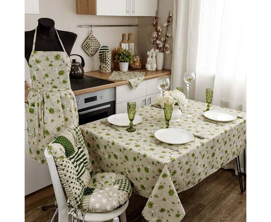 Фартук Цветы зеленые Господиня Прованс (031652), изображение 3