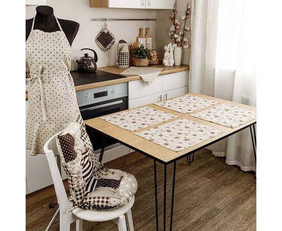 Фартук Горох коричневый Господиня Прованс (031630), изображение 3