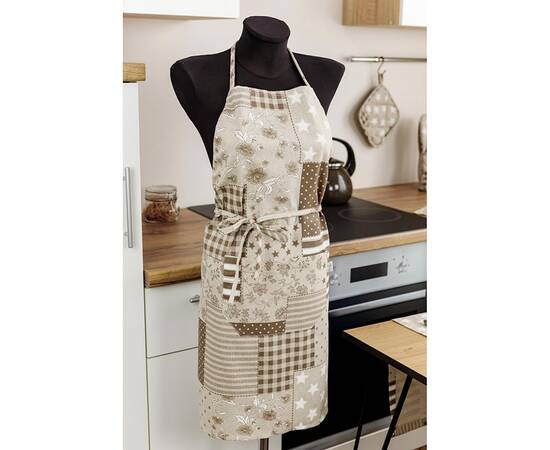 Фартук Печворк бежевый Господиня Прованс (031636), изображение 2
