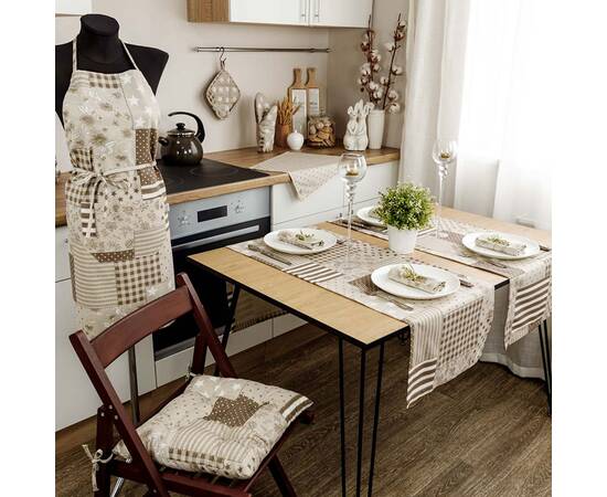 Фартук Печворк бежевый Господиня Прованс (031636), изображение 3