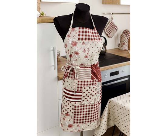 Фартух Печворк бордо Господиня Прованс (031638), зображення 2