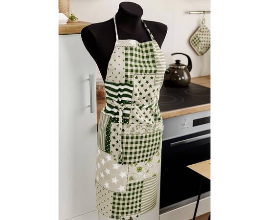 Фартук Печворк зеленый Господиня Прованс (031642), изображение 2
