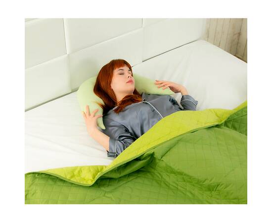 Подушка фігурна Місяць салатовий Руно (312.52_Місяць_Салатовий), Колір: салатовий, Розмір: 30x45, зображення 5