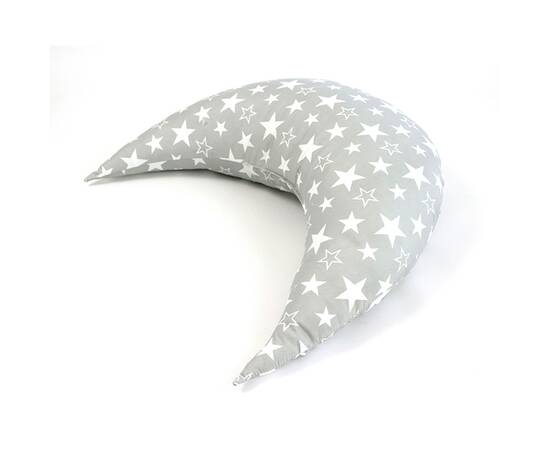 Подушка фігурна Місяць Star Руно (312.52_Місяць_Star), Колір: сірий, Розмір: 30x45, зображення 2