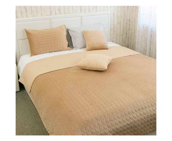 Подушка 40х40 декоративна Velour Beige Руно (311.55_Beige), Колір: бежевий, Розмір: 40x40, зображення 3