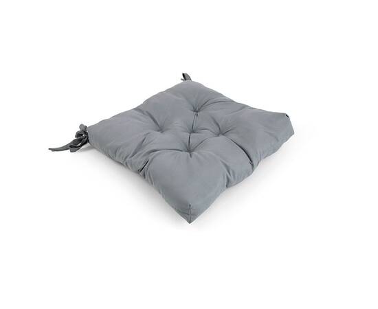 Подушка на стілець 337.52_Сірий Руно (337.52_Сірий), Колір: сірий, Розмір: 38x38, зображення 2