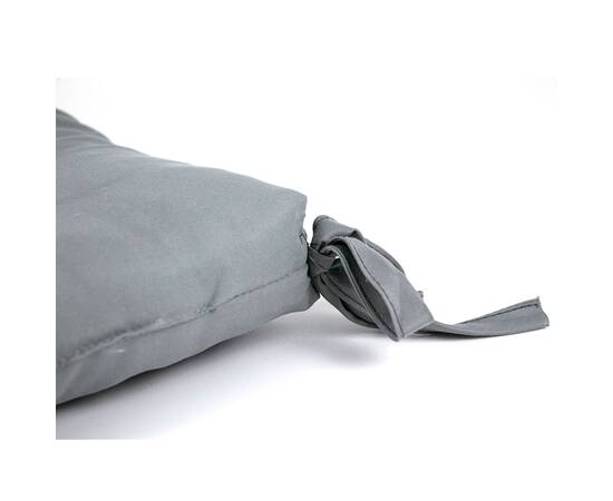 Подушка на стілець 337.52_Сірий Руно (337.52_Сірий), Колір: сірий, Розмір: 38x38, зображення 4