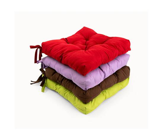 Подушка на стілець 337.52_Бузковий Руно (337.52_Бузковий), Колір: бузковий, Розмір: 38x38, зображення 5