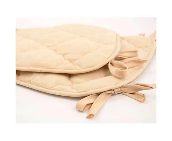 Чохол на стілець з мікрофібри Руно (338.52_бежевий), Колір: бежевий, Розмір: 38x38, зображення 2