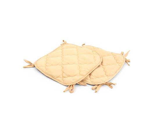 Чохол на стілець з мікрофібри Руно (338.52_бежевий), Колір: бежевий, Розмір: 38x38, зображення 5