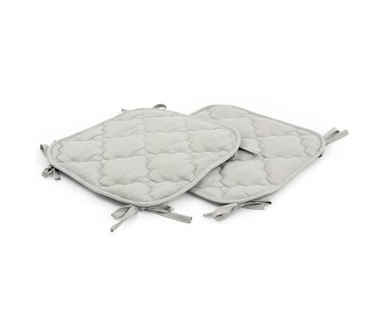 Чохол на стілець із мікрофібри Руно (338.52_сірий), Колір: сірий, Розмір: 38x38, зображення 3